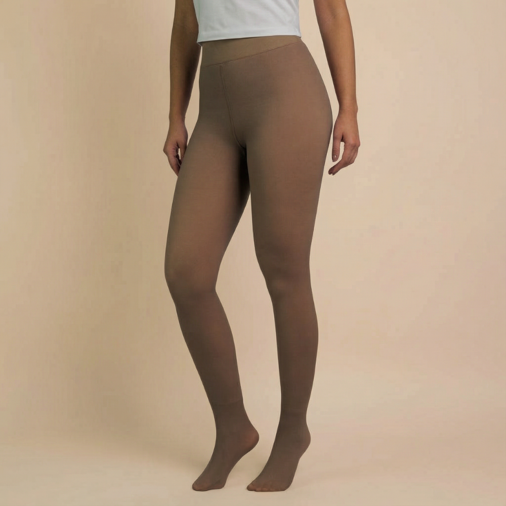 Collant Polaire Effet Transparent