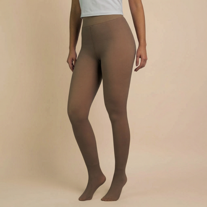 Collant Polaire Effet Transparent