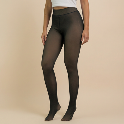 Collant Polaire Effet Transparent